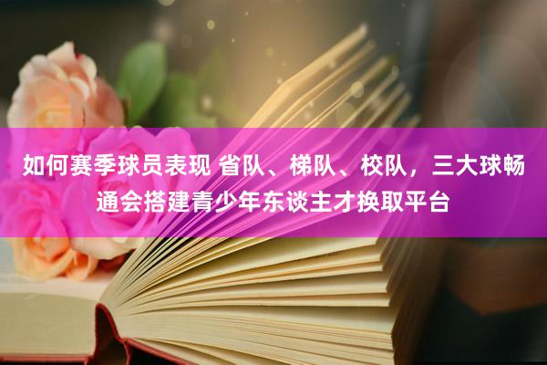 如何赛季球员表现 省队、梯队、校队，三大球畅通会搭建青少年东谈主才换取平台